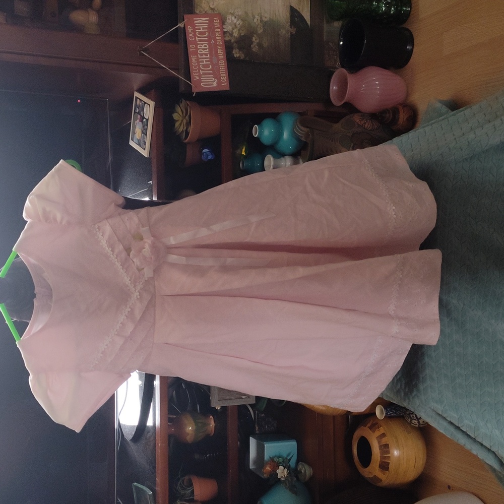 Little girls pink dress by Rare Edition size 6